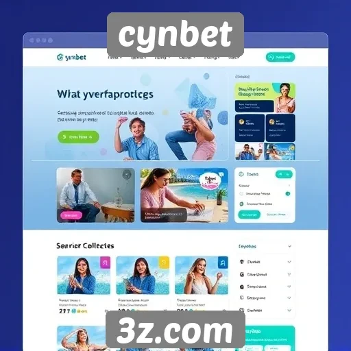 Nova interface do usuário do site cynbet