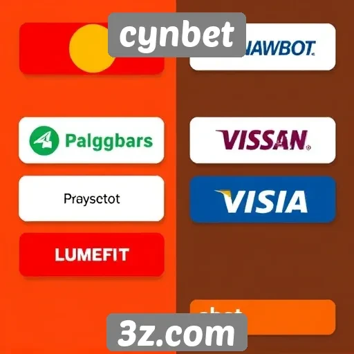 Comparativo de métodos de pagamento disponíveis no Cynbet