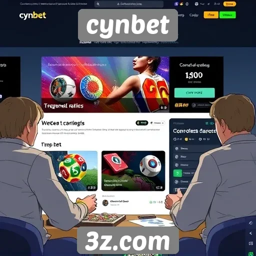Experiência do usuário no site cynbet